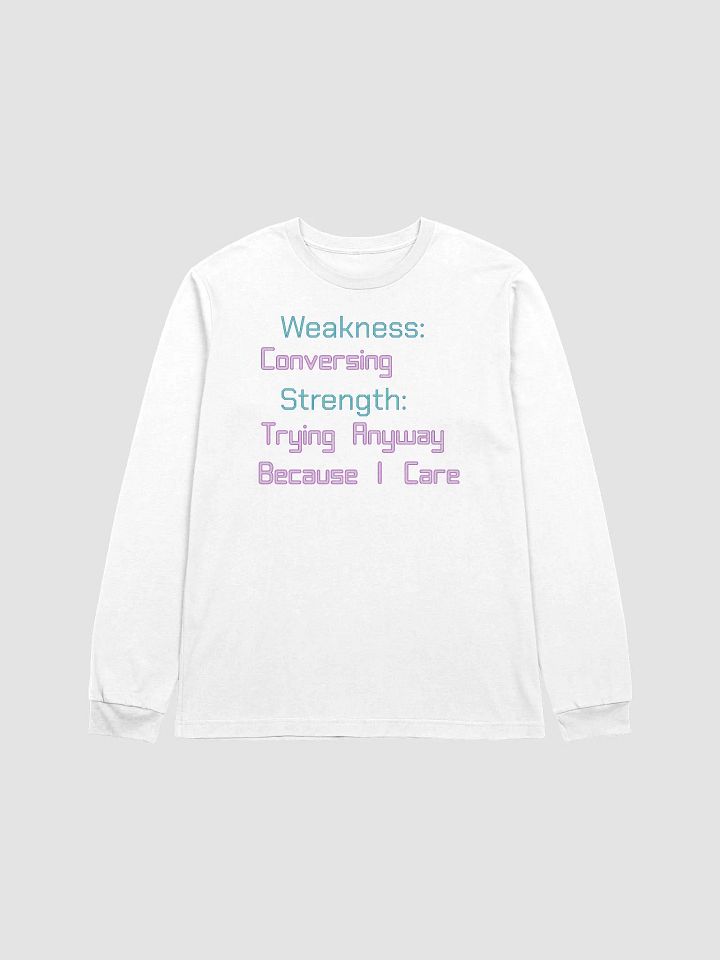 Social Weakness & Strength Long Sleeve Tee product image (37)