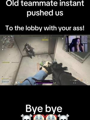 Fucking clown! Back to the lobby with the both of you! Teammate left us , then pushed us - instant“ragrets” 🤣 #beastwoman09 #DMZ #dmzwarzone #dmzclips #almazrah #dmzgameplay 