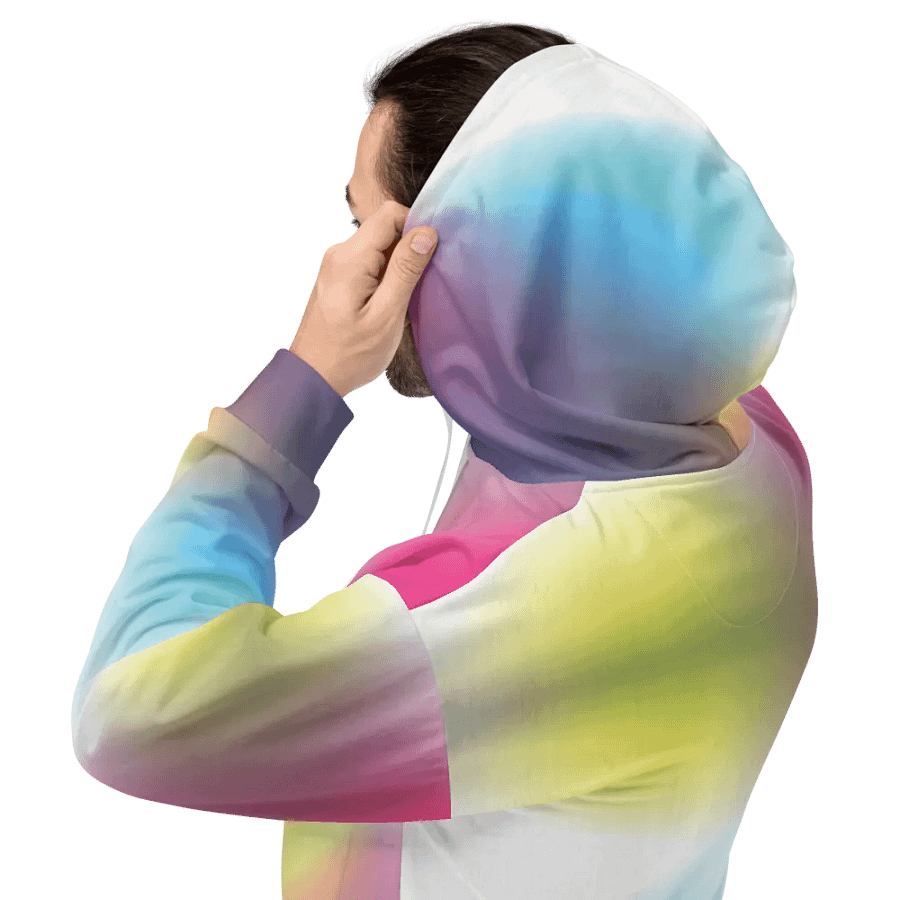 COLOUR MOVING AND STILL 25TH ANNIVERSARY COLOR ALL OVER HOODIE product image (6)