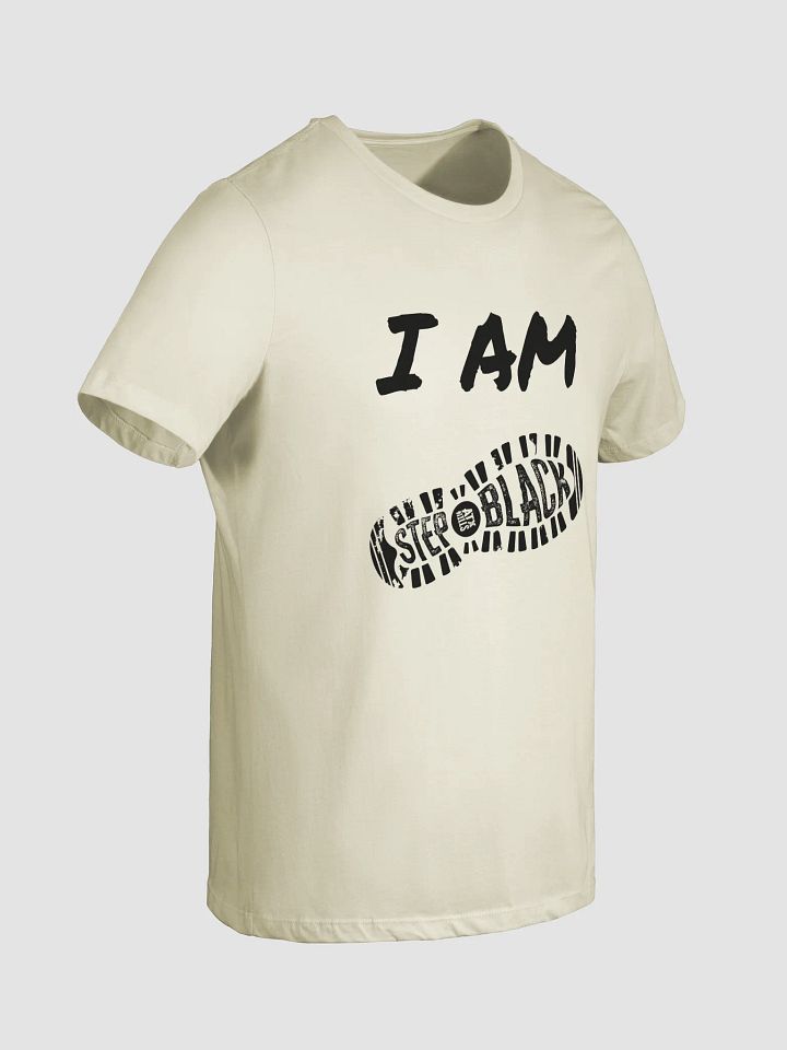 I am Step-Black T-Shirt product image (2)