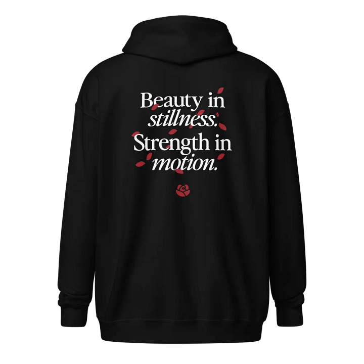 Gildan Unisex Heavy Blend Zip Embroidered Hoodie - Black product image (1)