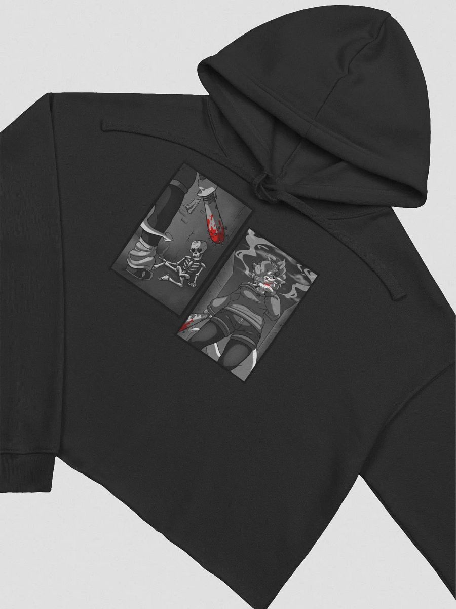 Sketchy's Scuffle | Manga Panel Crop Hoodie product image (6)
