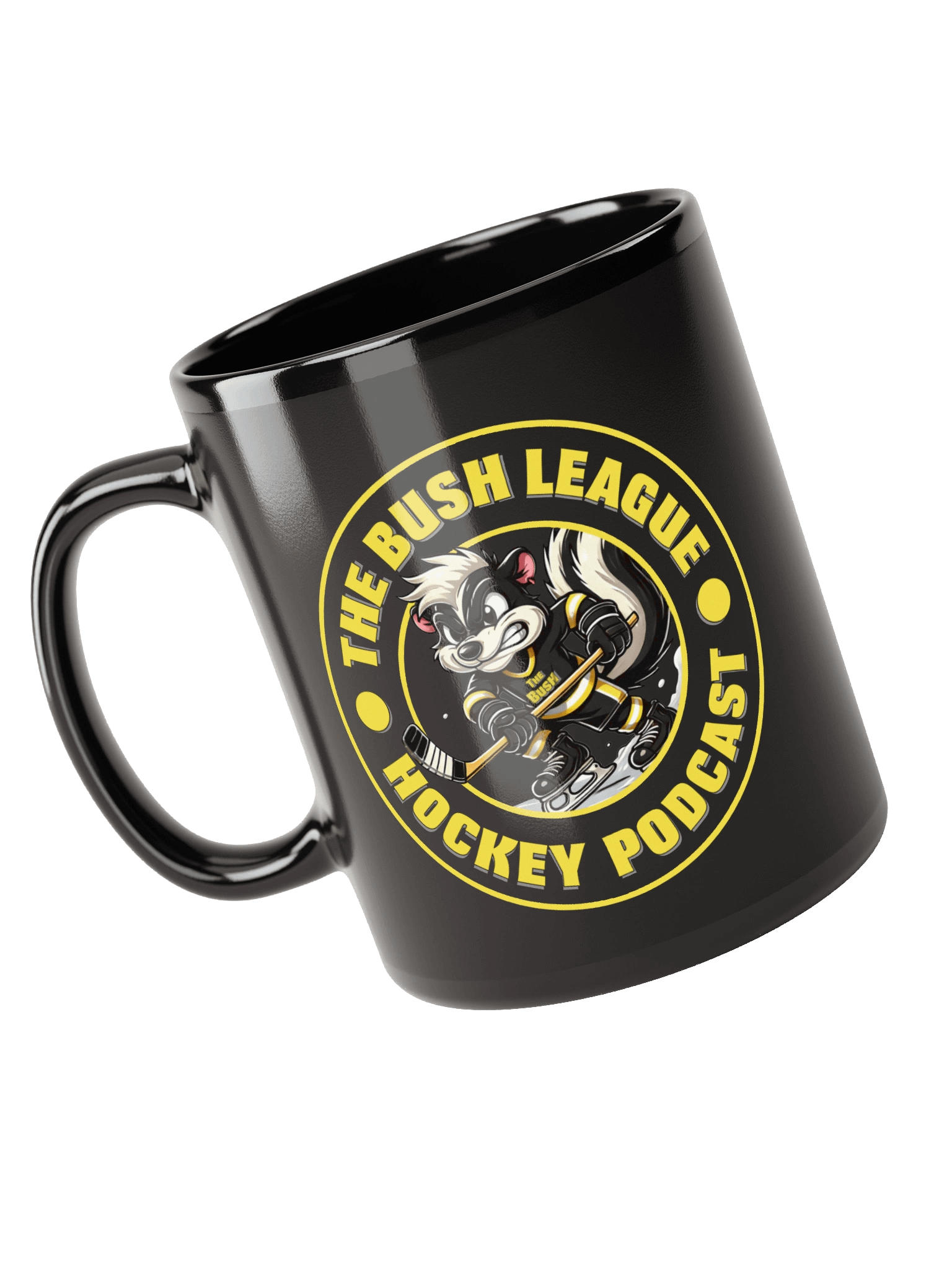 The Bush League Hockey Podcast – Skunk Logo Mug product image (3)