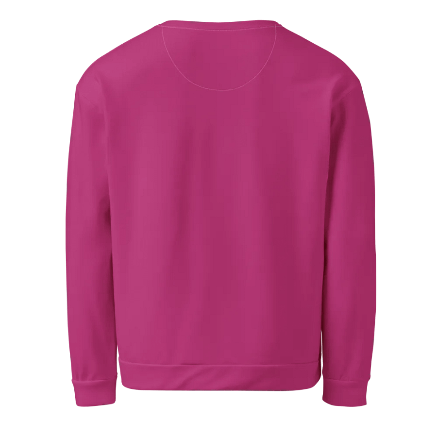 Plain Medium Plum Pink Light Summer Unisex Recycled Polyester Heavyweight Premium Sweatshirt by Treasure Pie product image (2)
