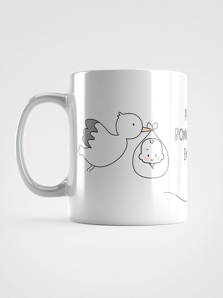 Mug Blanc - Promue Bonne-Maman en 2026 - Cigogne Annonce Naissance - Cadeau Original product image (2)