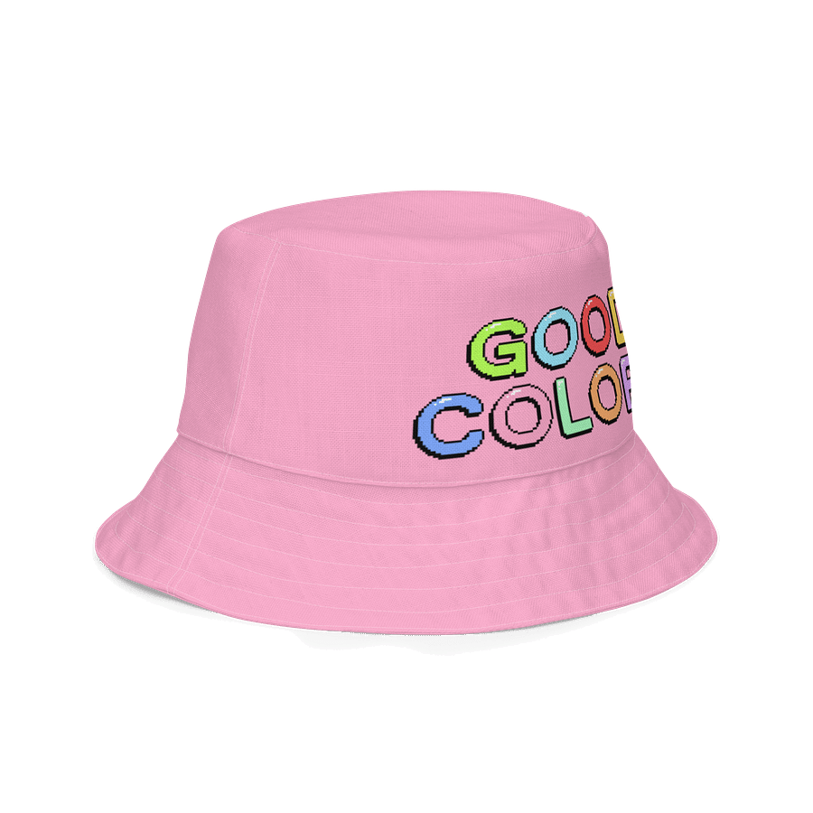 pixel pop reversable bucket hat product image (5)