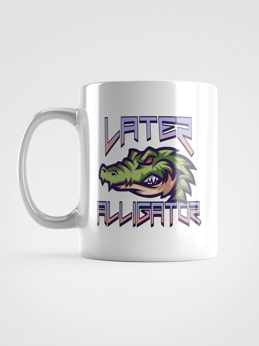 Later Alligator White Glossy Mug product image (11)
