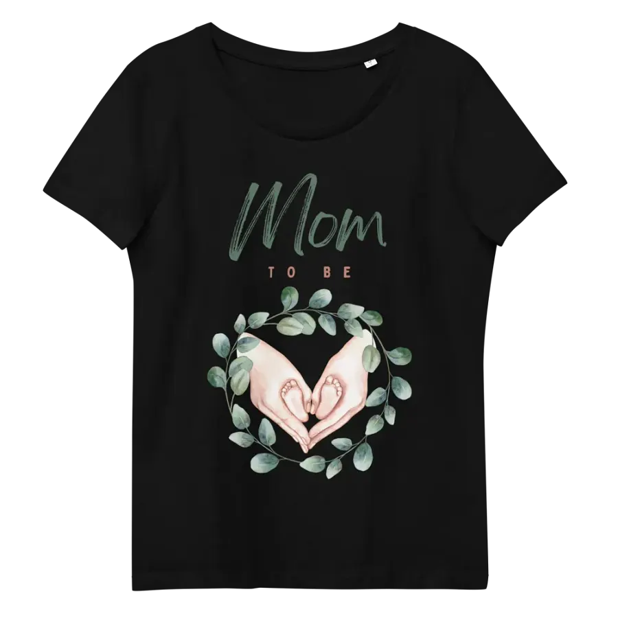 Mom-To-Be Watercolor Love Tee product image (11)