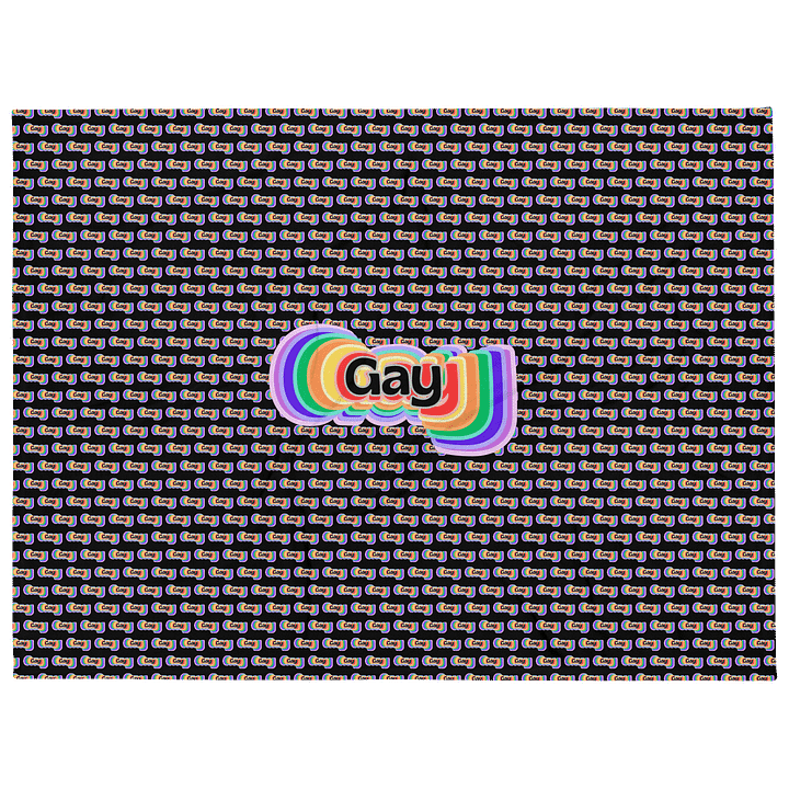 LGBTQIAP2S+ 2025, Rainbow Gay, Blanket product image (1)