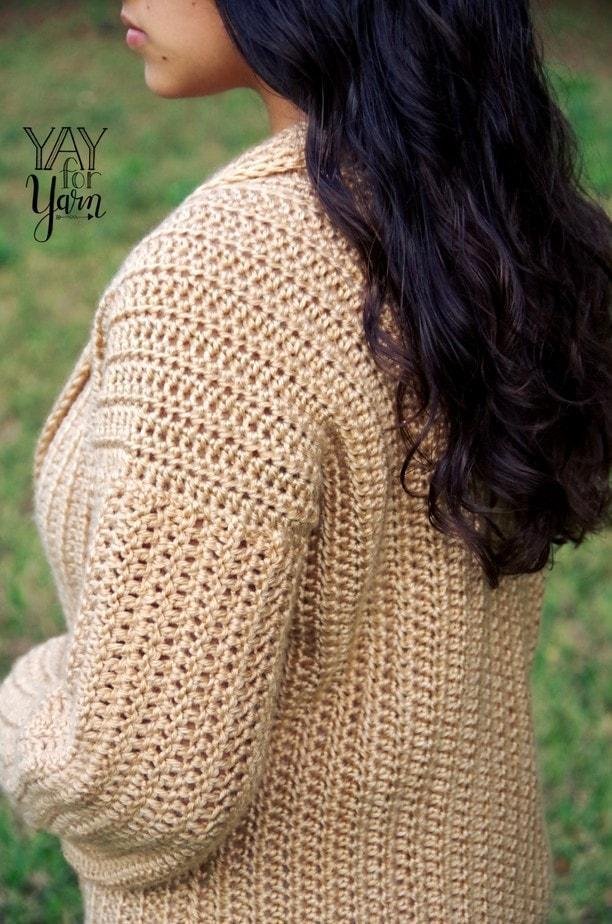 Comfy Cozy Cardigan - PDF Crochet Pattern & Video Tutorial product image (4)