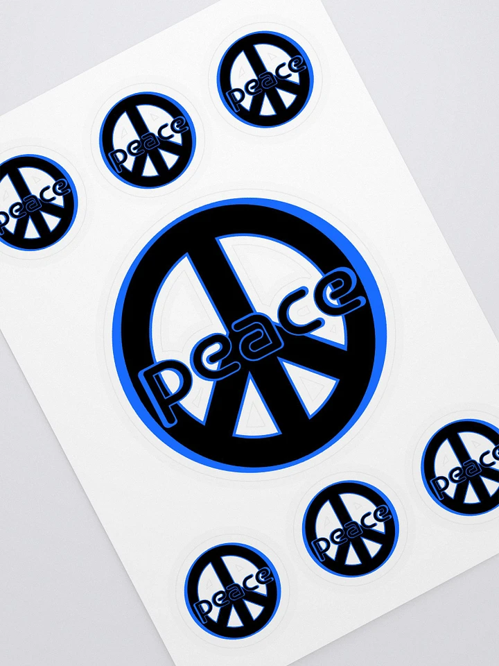PLUR Peace Sticker Sheet product image (1)