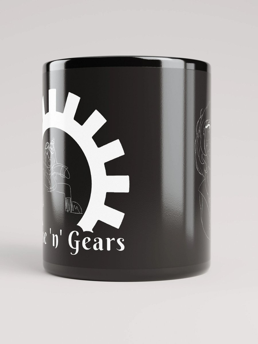 Grease 'n' Gears Black Glossy Mug product image (10)