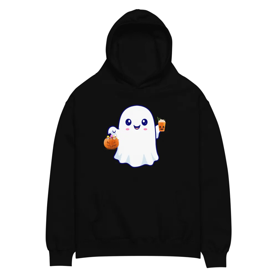 Spooky Sips & Treats Ghost Oversized Premium Hoodie product image (4)