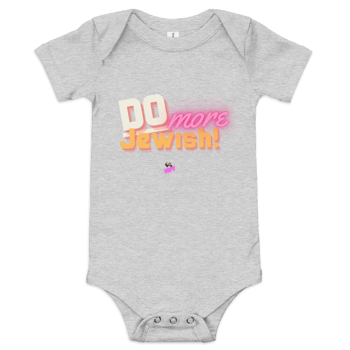 Do More Jewish Baby Onesie product image (1)