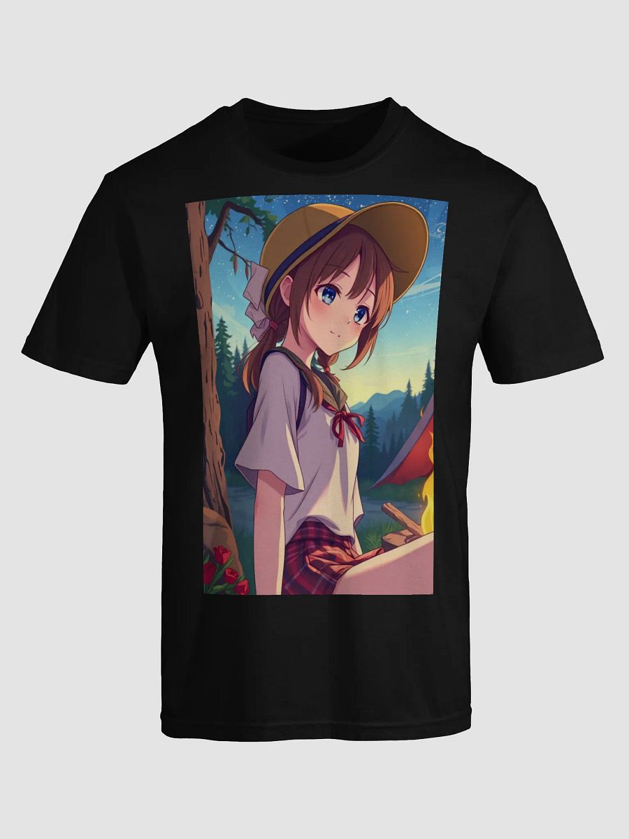 Starry Night Campfire Anime T-Shirt product image (5)