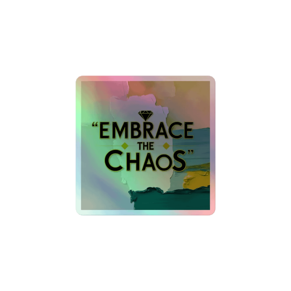 Chaos Embrace Holographic Sticker Set product image (1)
