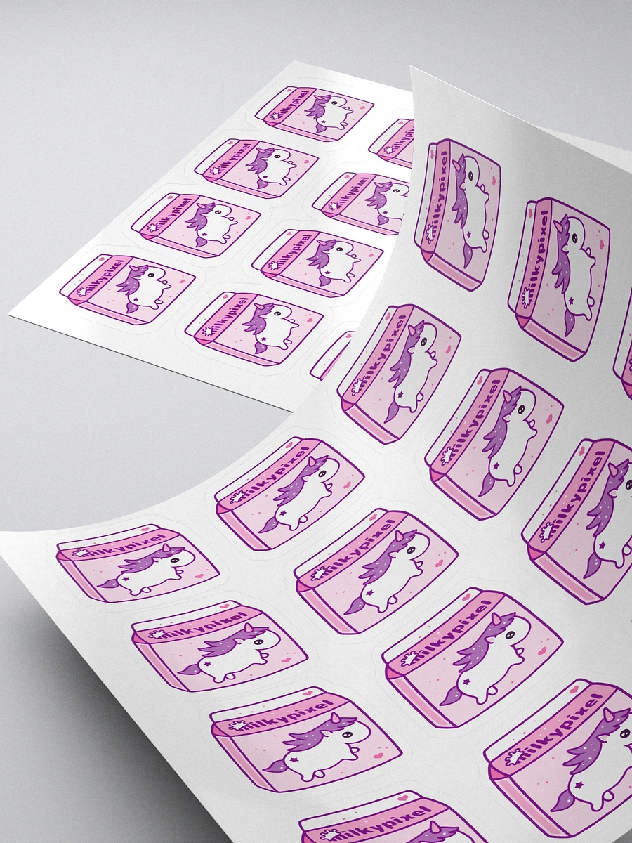 Milky Pixel Logo Stickers product image (4)