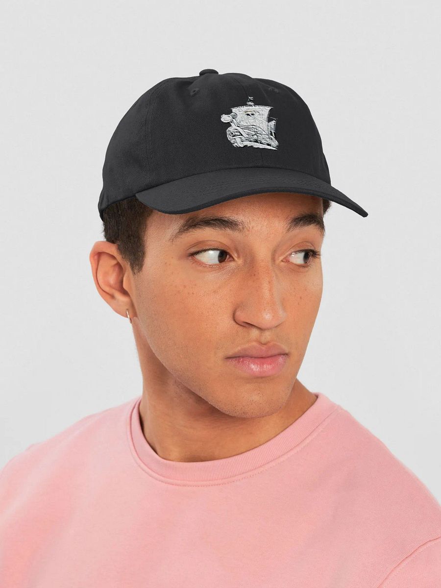 Lamb Skull Pirate Ship Dad Hat product image (6)