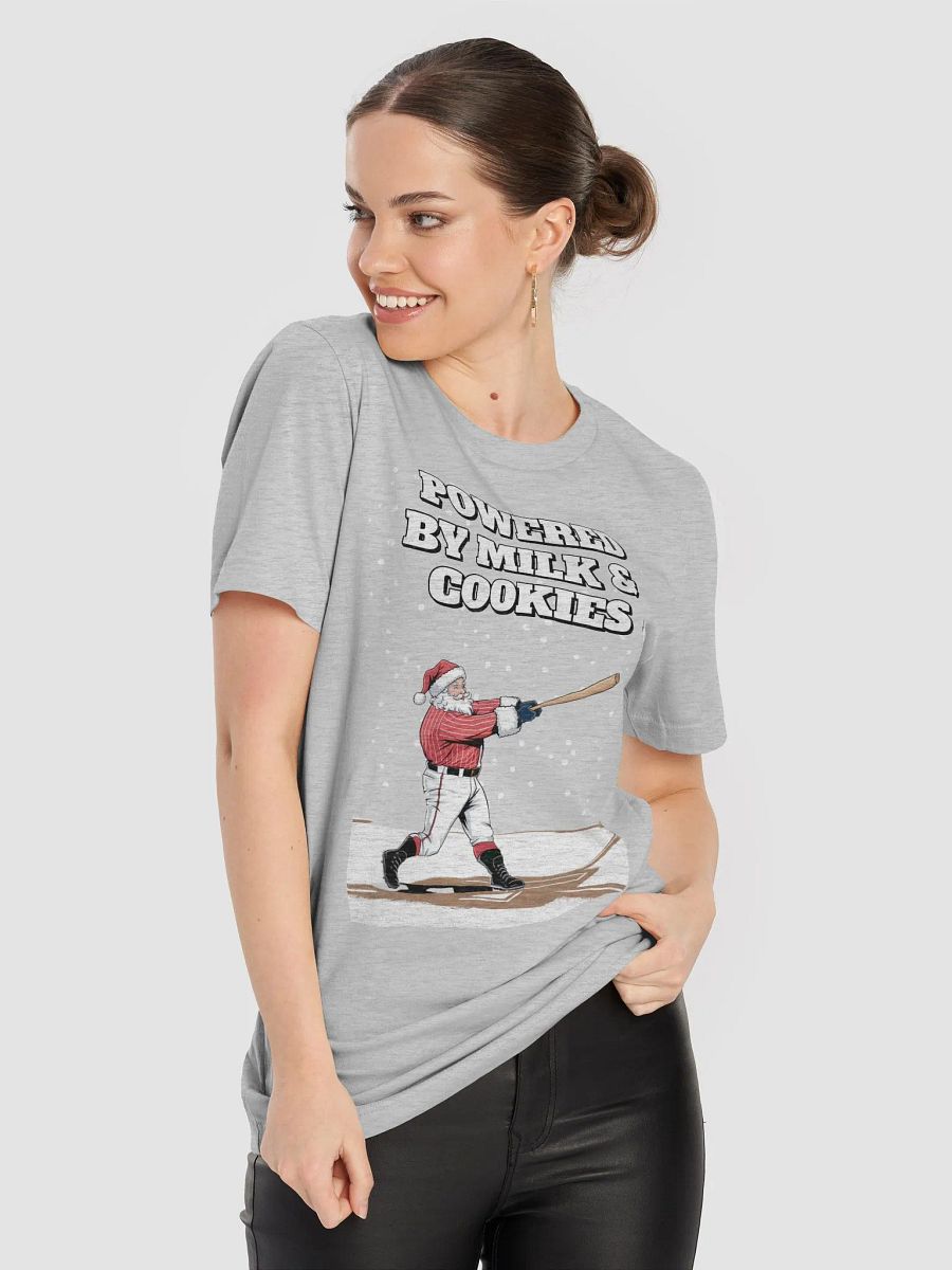 Powered By Milk And Cookies - Baseball T-shirt product image (46)