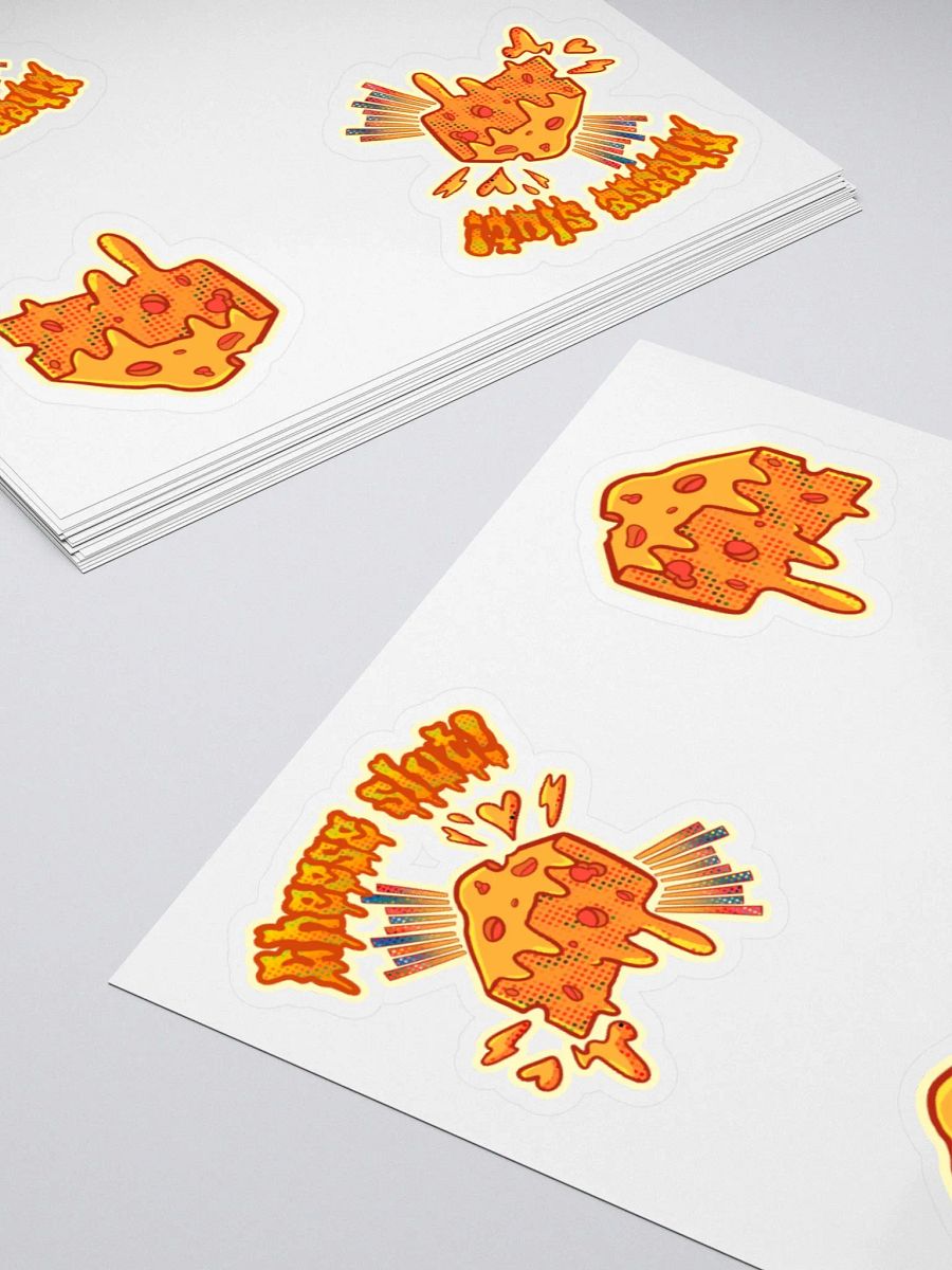 Cheese slut sticker 4pc product image (11)