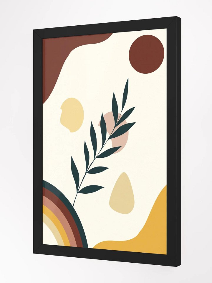 Earth Tones Abstract Framed Poster product image (8)