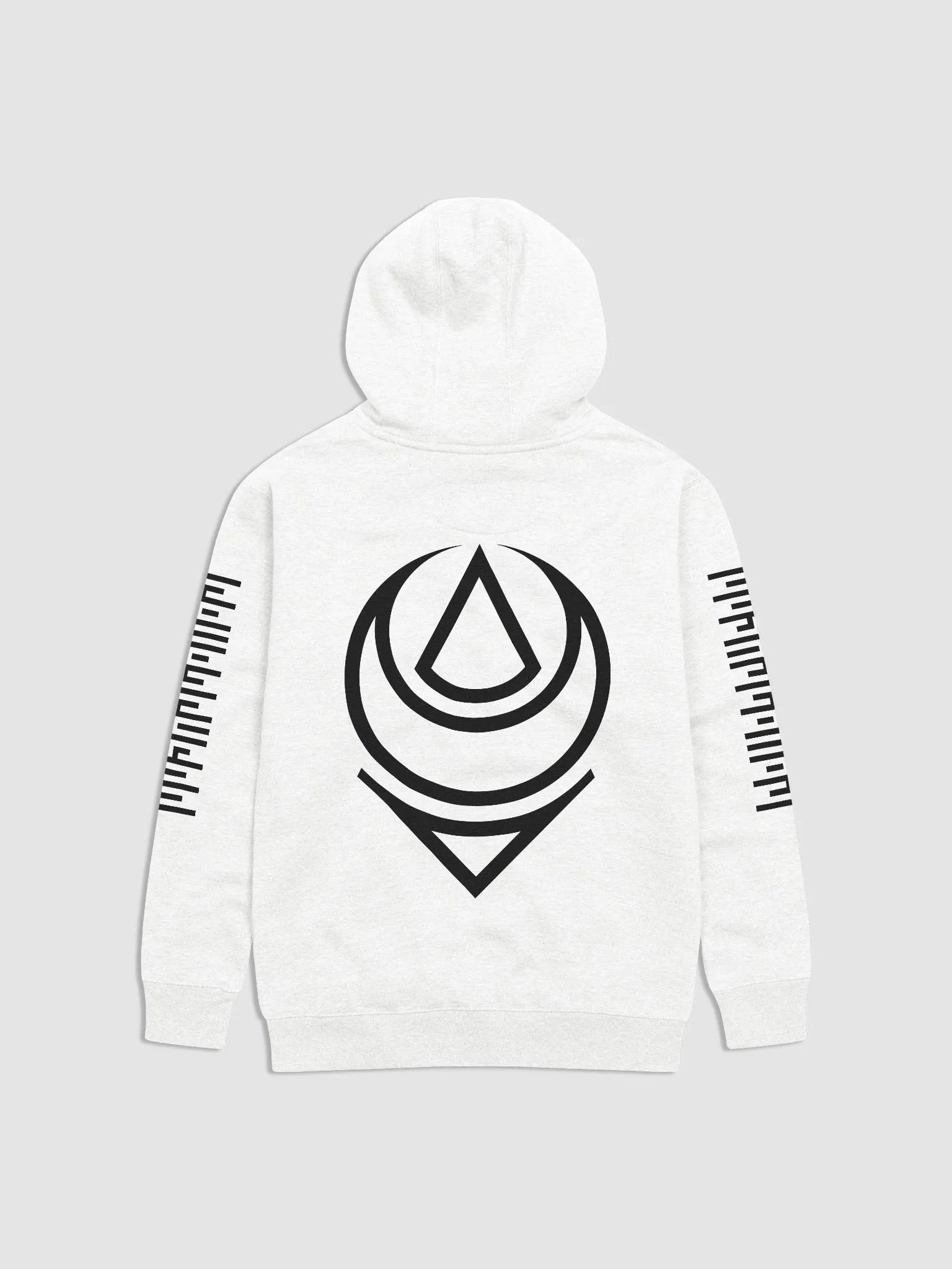 Rav Logo Solid Black Back Front 'n' Sleeves Hoodie product image (1)