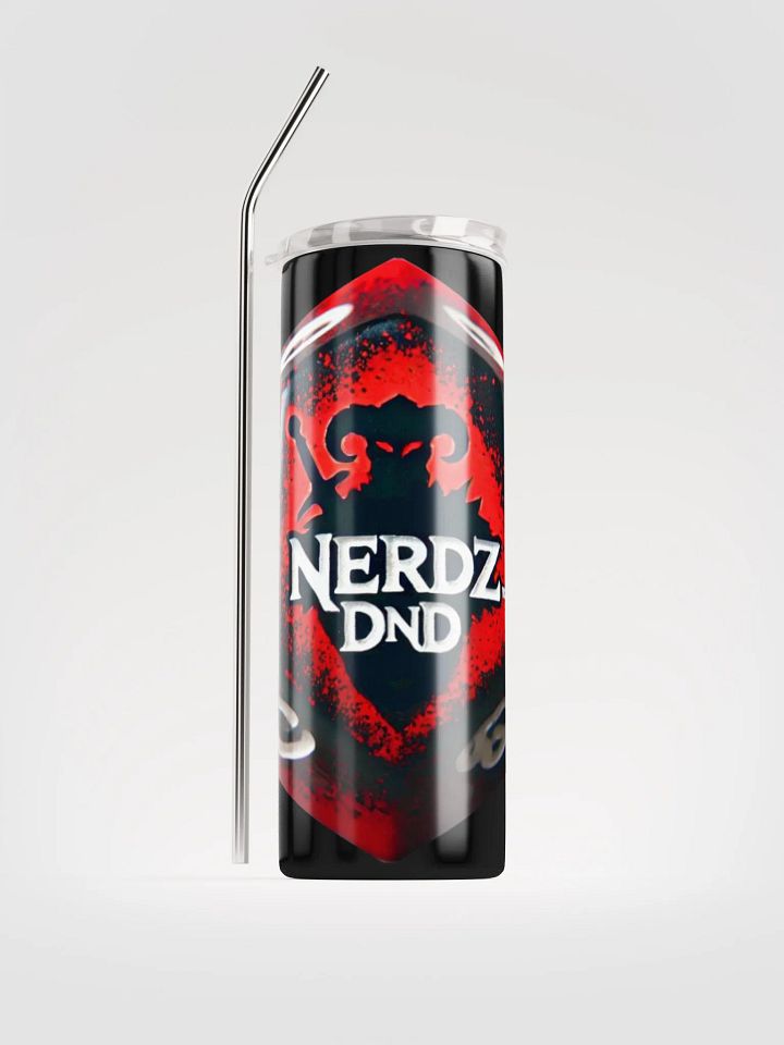 Nerdz DnD 20-Sided Die Stainless Steel Tumbler product image (1)
