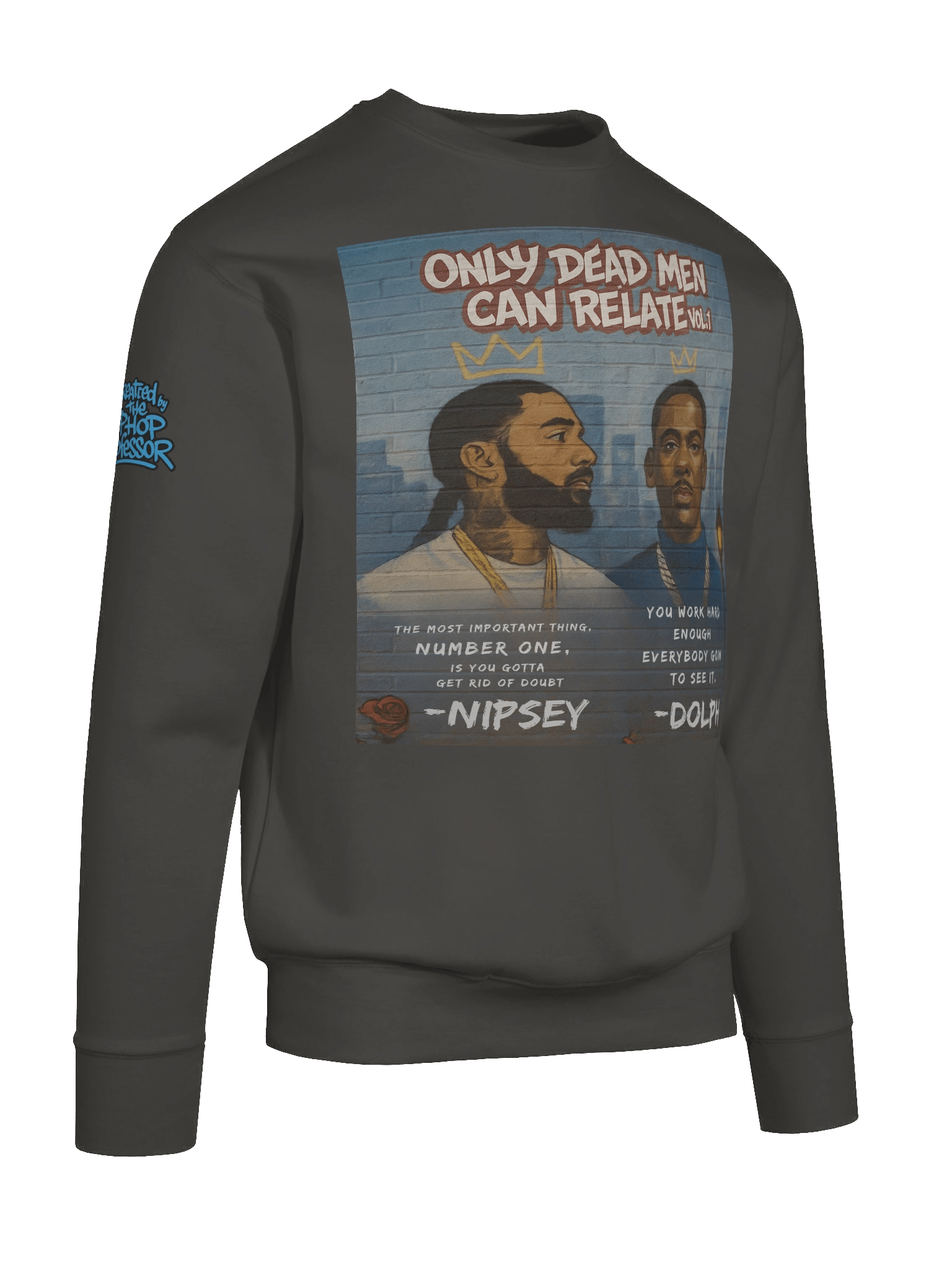 The Hip Hop Professor mixtape mural Sweatshirt product image (69)