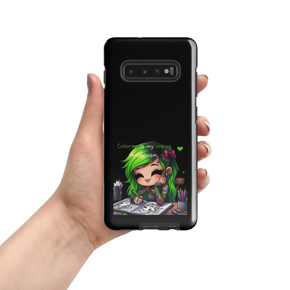 coloring is my coping mechanism samsung case product image (55)