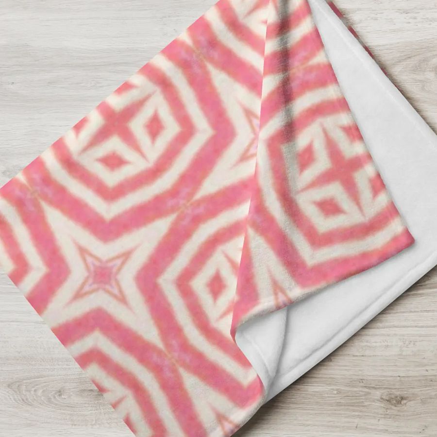 Vibrant Pink Blend-Throw Blanket product image (11)
