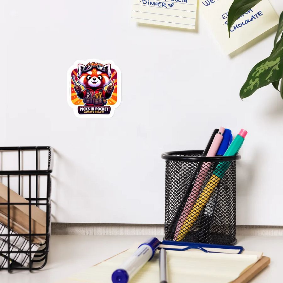 Cipher Panda Die Cut Magnet product image (12)