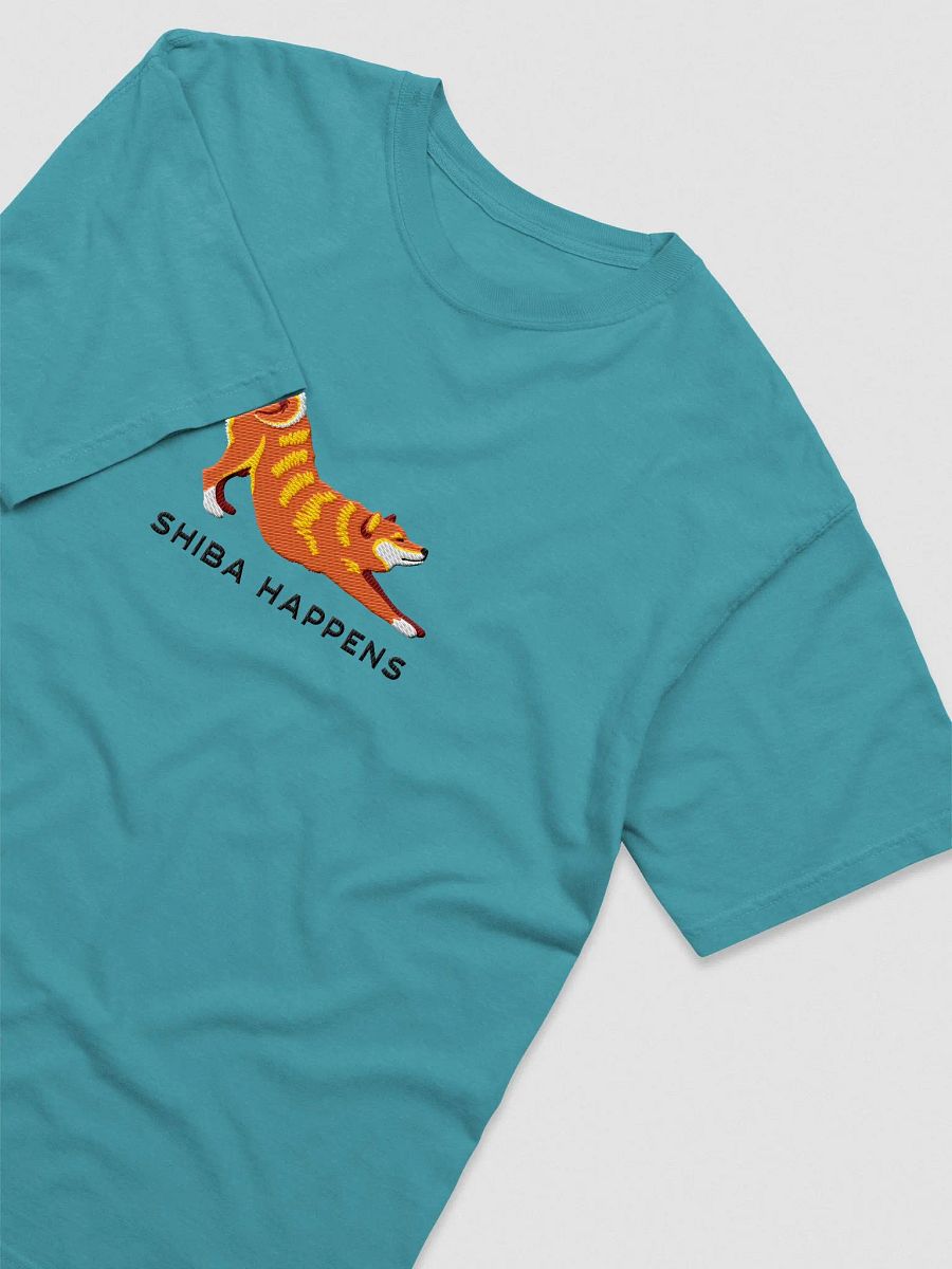Shiba Happens T-Shirt(Embroidered) of a Shiba Inu product image (5)