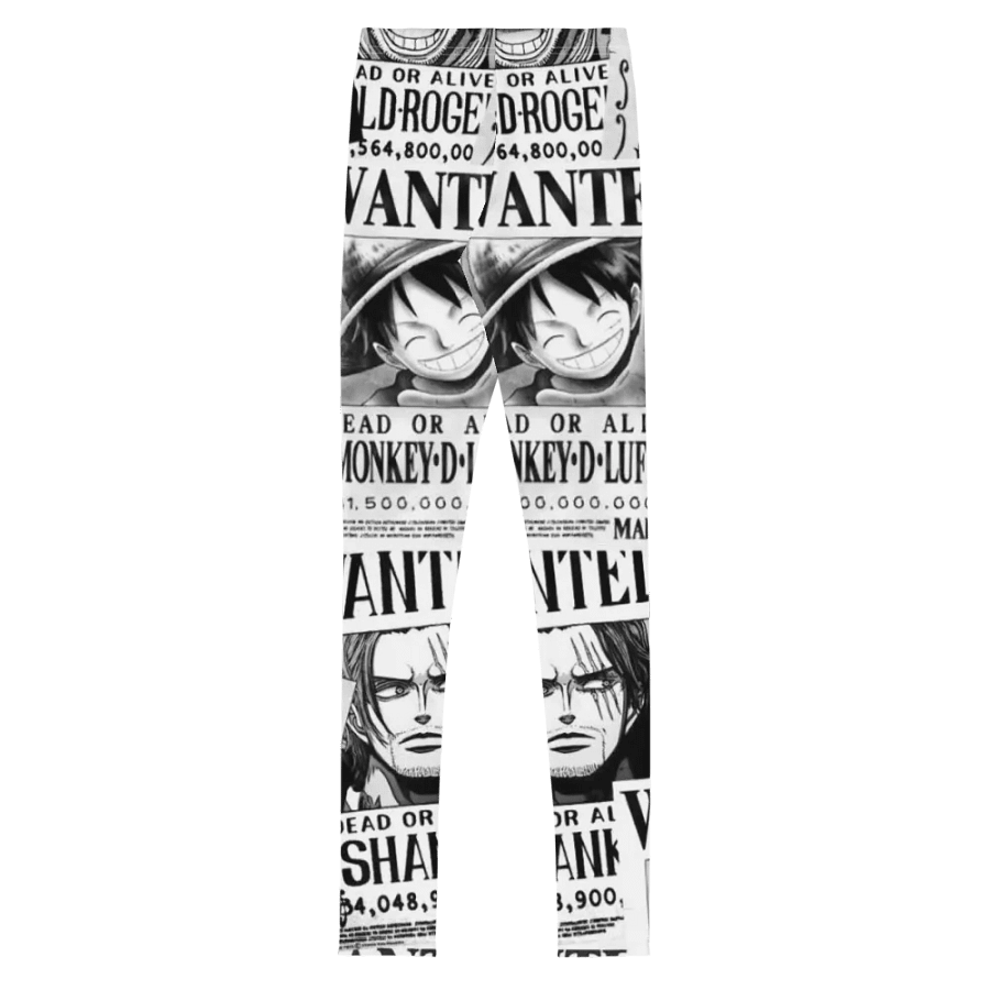 Kids Leggings – Wanted Poster Print for Bold & Adventurous Style product image (3)