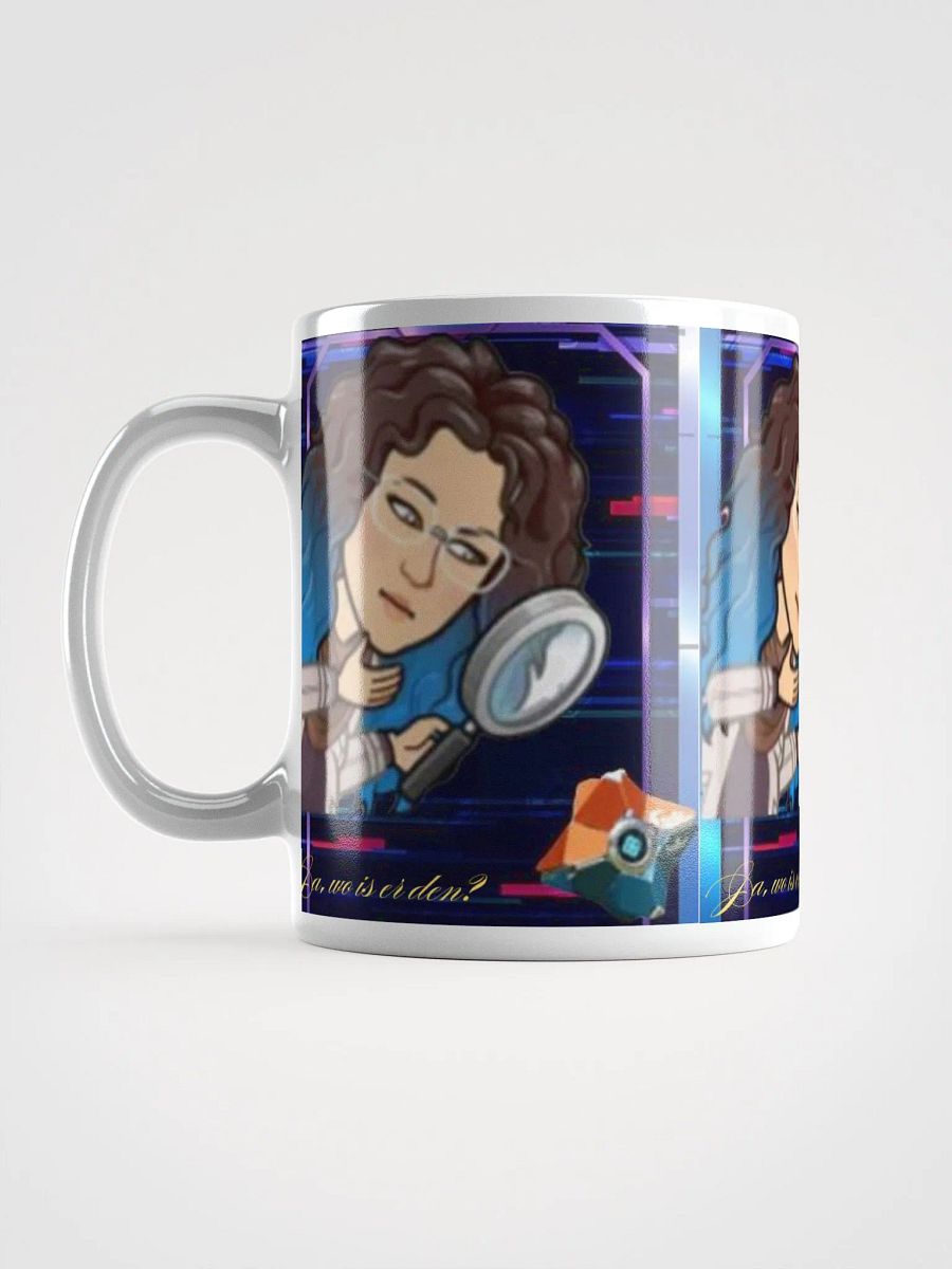 Weiß glänzende Tasse, the Gost, ja, wo is er den? product image (17)