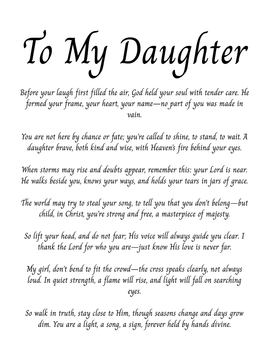 To My Daughter product image (2)