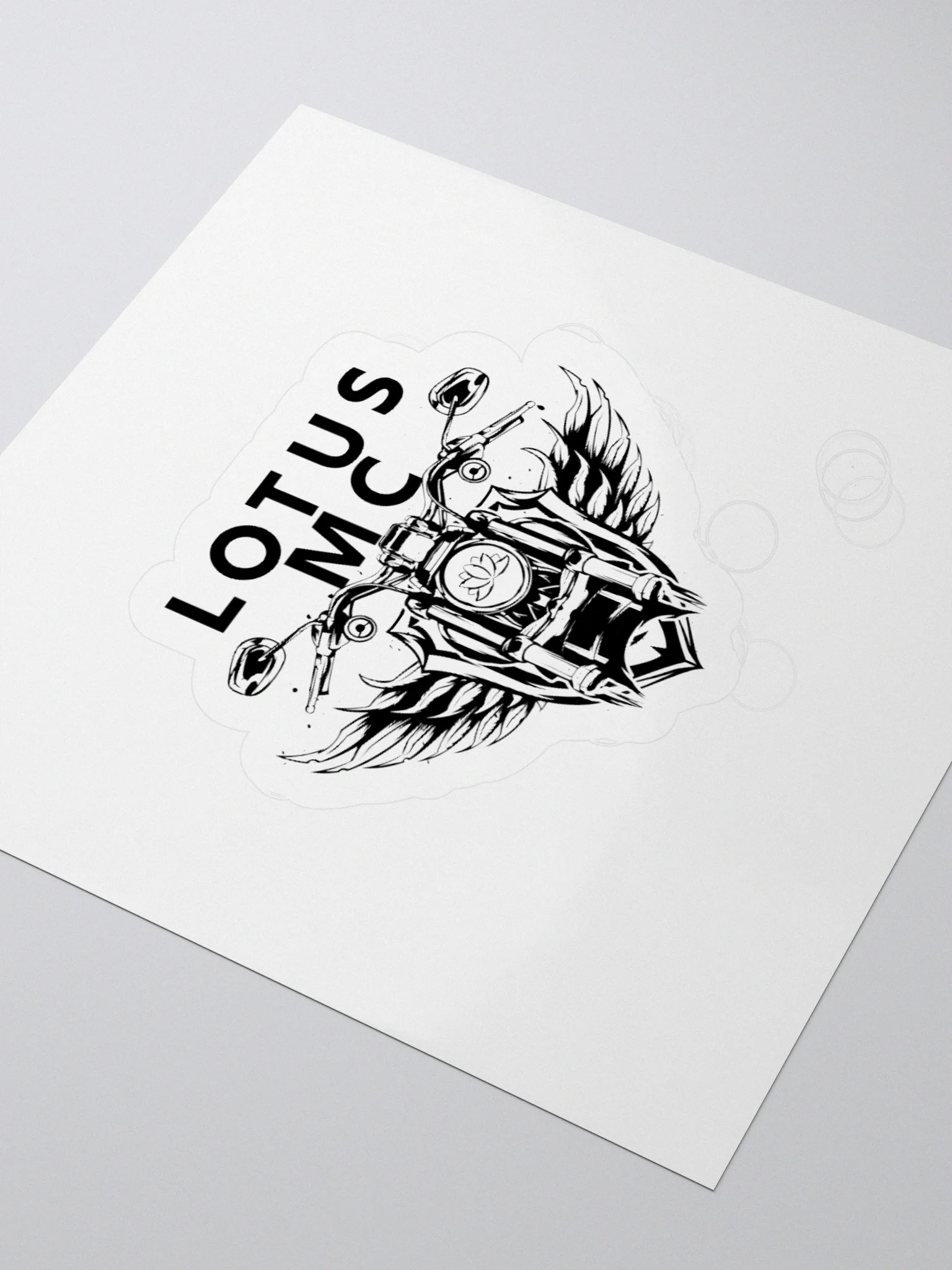 Vegas Lotus MC Sticker product image (7)