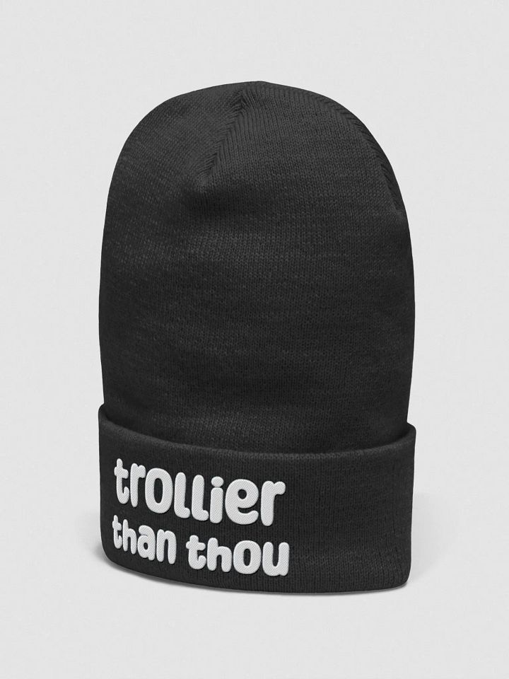 Trollier Than Thou Beanie - dark colours product image (6)