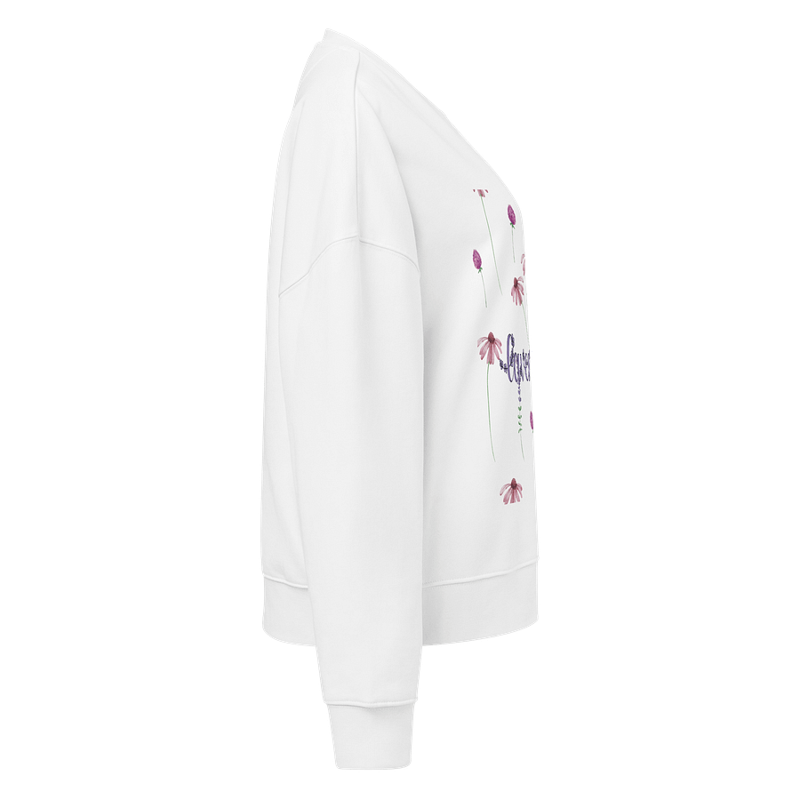 Lavender Blossom Organic Sweatshirt product image (4)