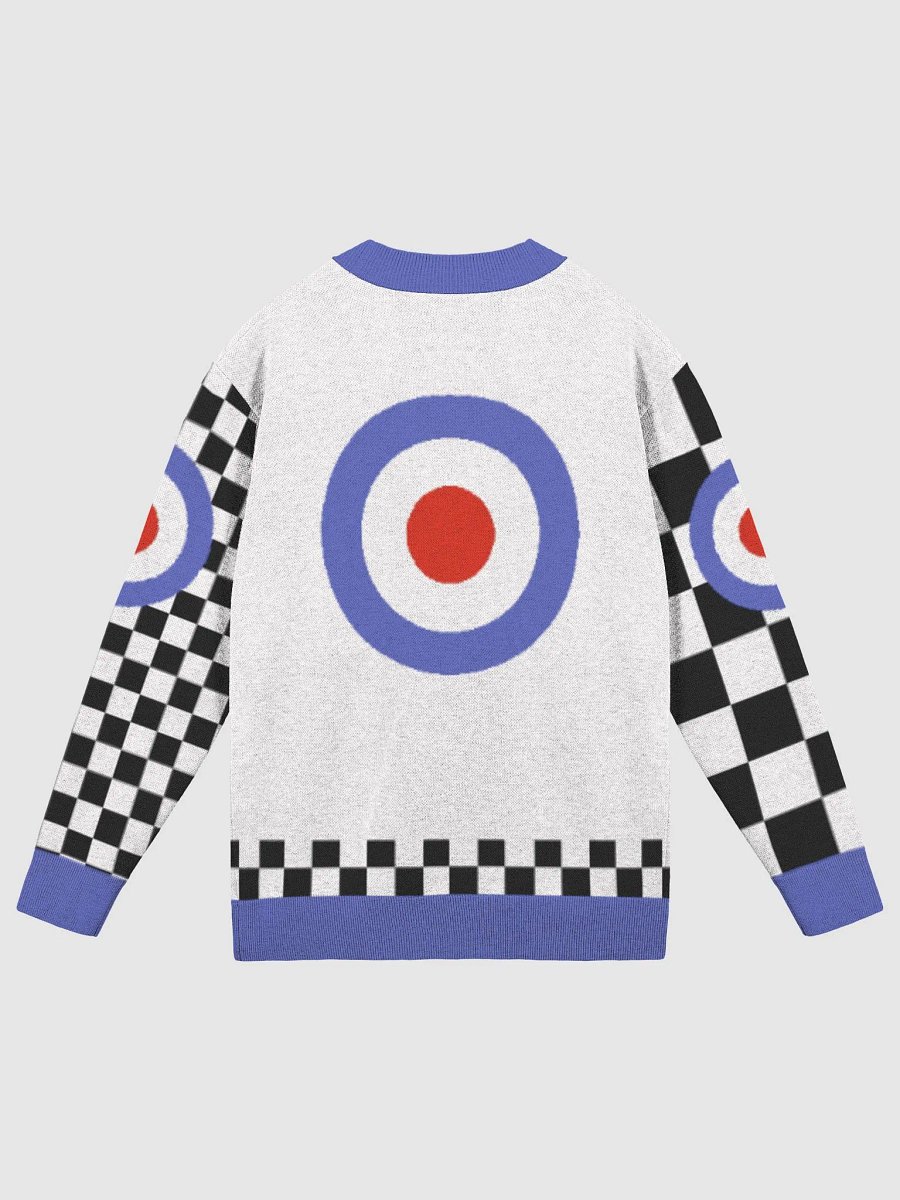 ®ocksteady White Mod Dot Racer Cardigan product image (2)