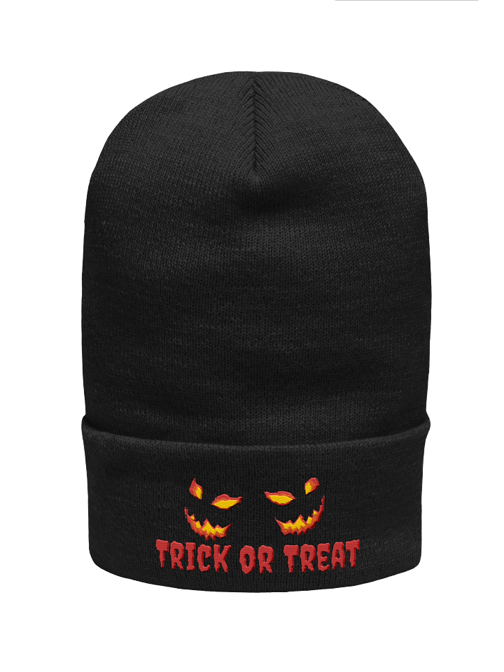 Trick or Treat Halloween Embroidered Beanie product image (3)