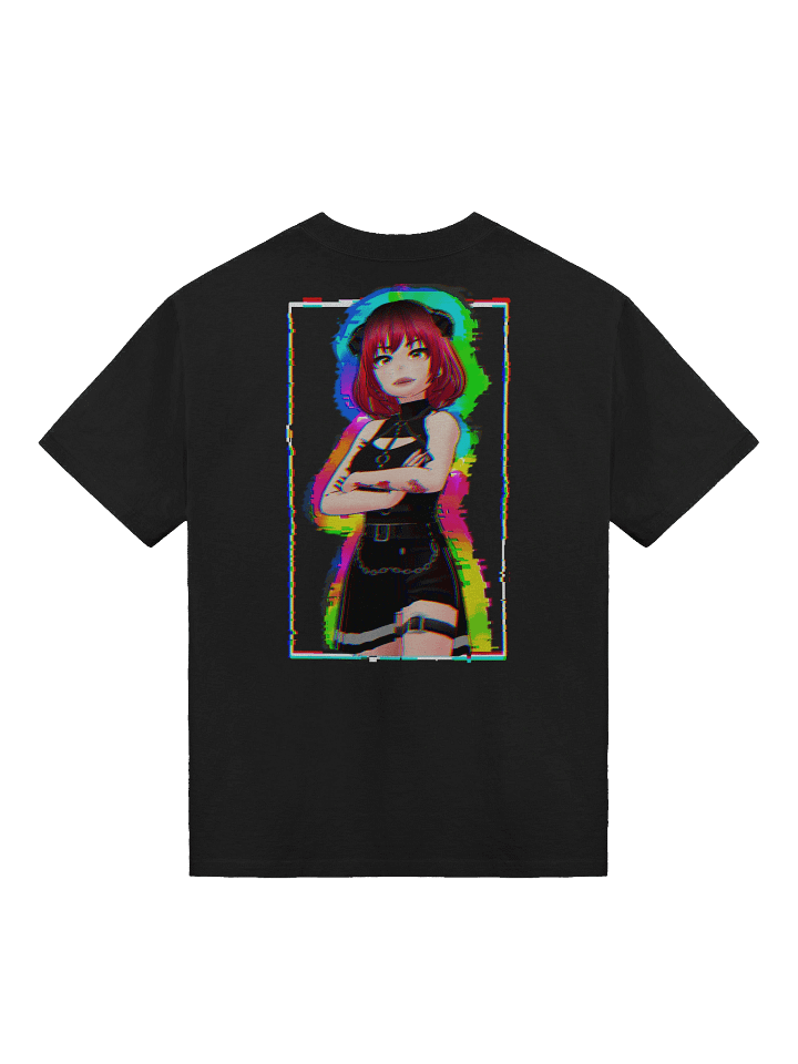 Classic RAENBOU Glitch Noir Oversized Tee product image (2)