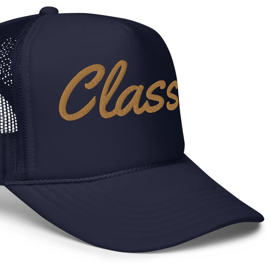 Classy 3D Embroidered Trucker Snapback product image (5)