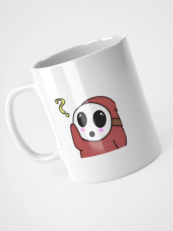 confused shy guy white mug product image (1)