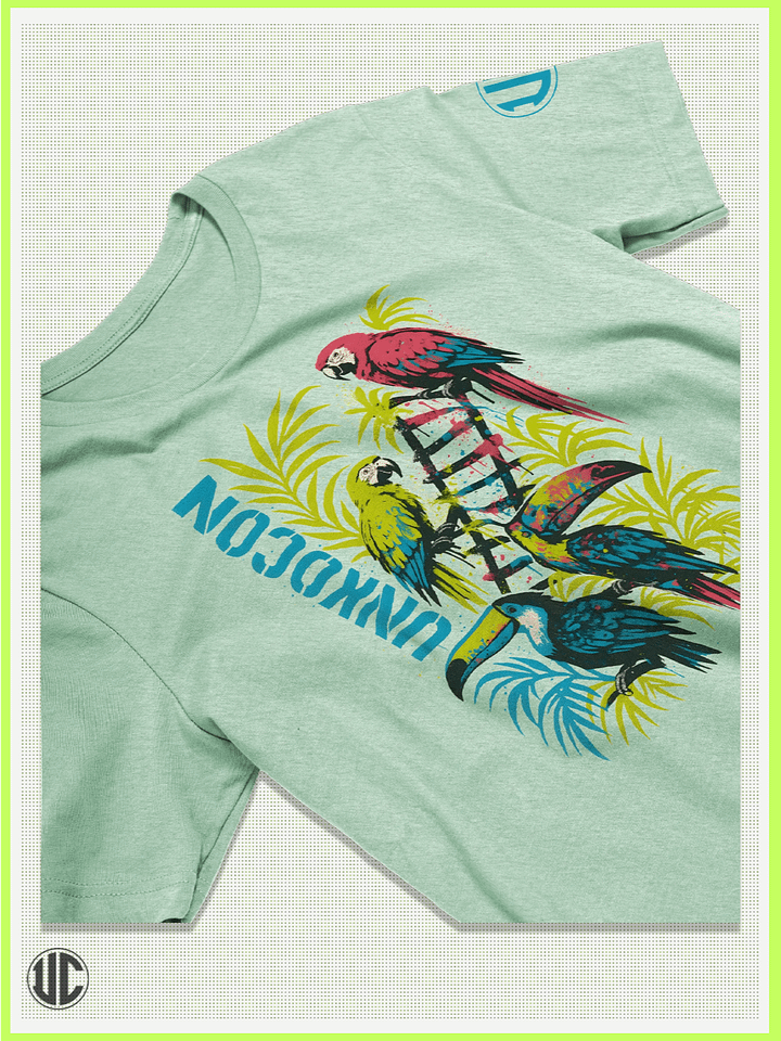 Tropical Talkback – Jungle Bird Graphic T-Shirt product image (2)