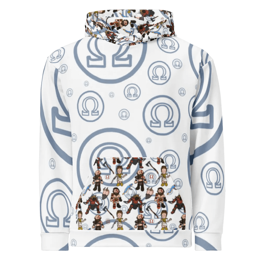God of War Patterned Hoodie (white) product image (1)