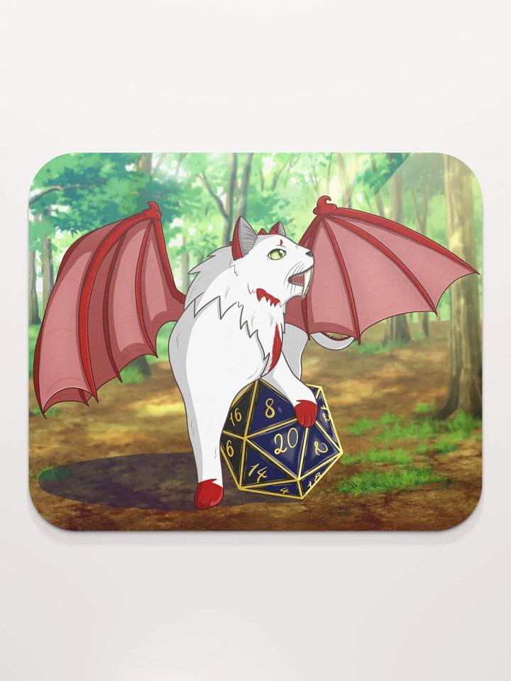 Crimson D20 Mouse Pad product image (2)