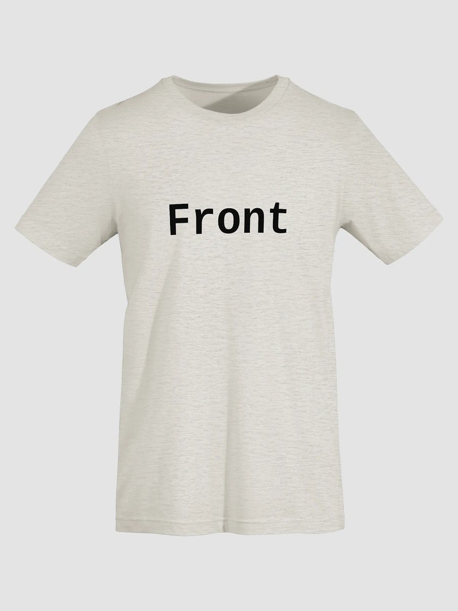 Front Back Simple Tee - Correct - Light Color product image (51)