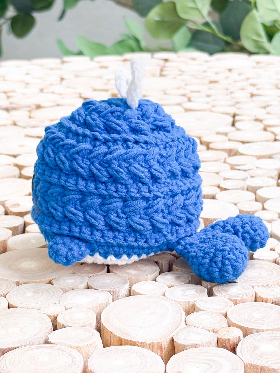 Easy Crochet Whale Pattern | No-Sew Amigurumi Using the Wheat Stitch product image (9)