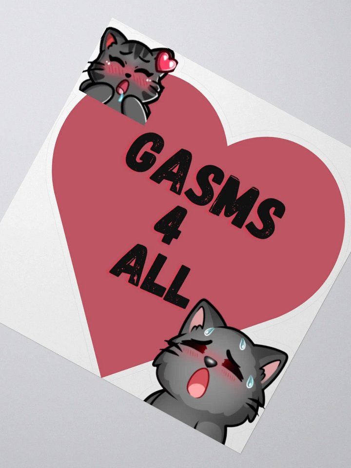 Gasms 4 All Sticker product image (2)