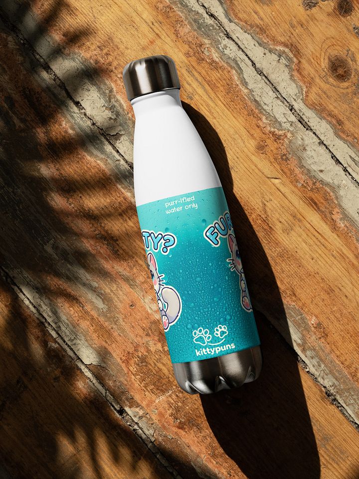 Fur-sty? Stainless Steel Water Bottle product image (2)